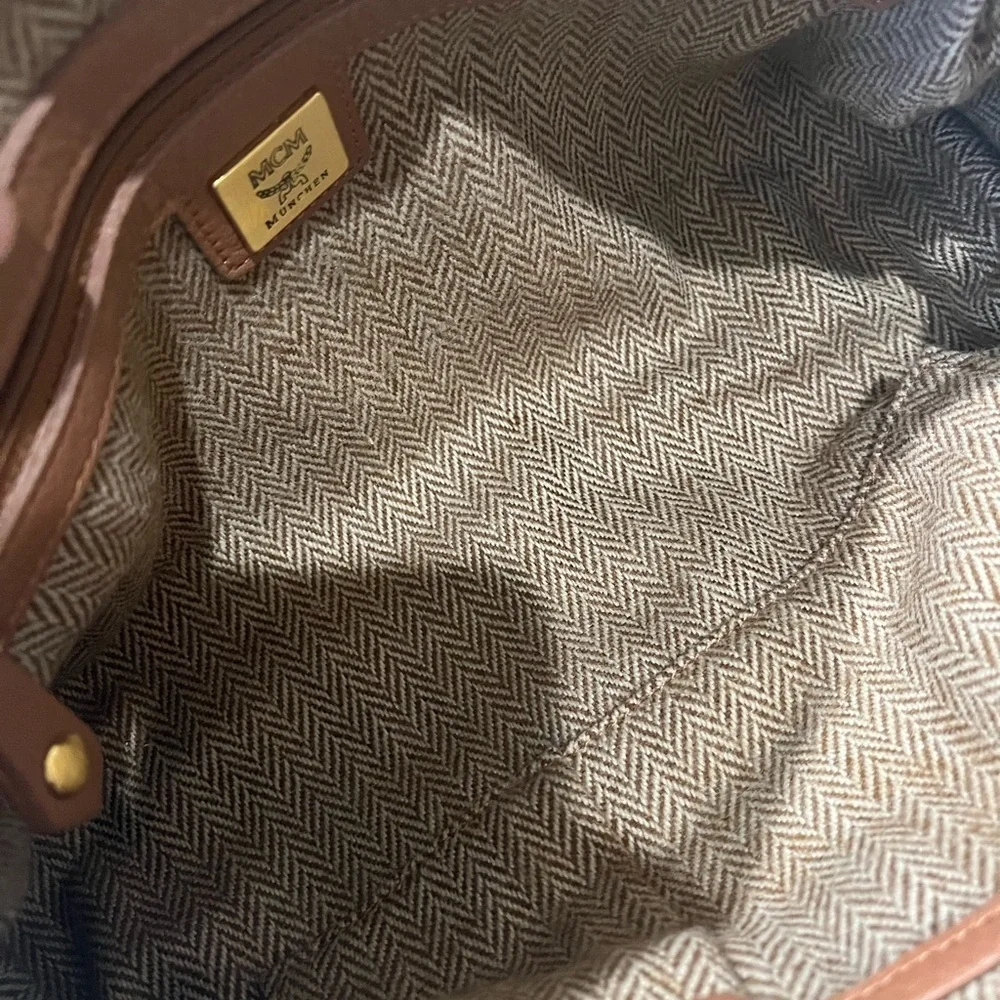 MCM TEENIE WEENIE TAN LEATHER BAG - Picture 8 of 10